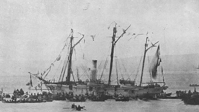 Zdjęcie wykonano w 1879 roku,po bitwie pod Iquique.