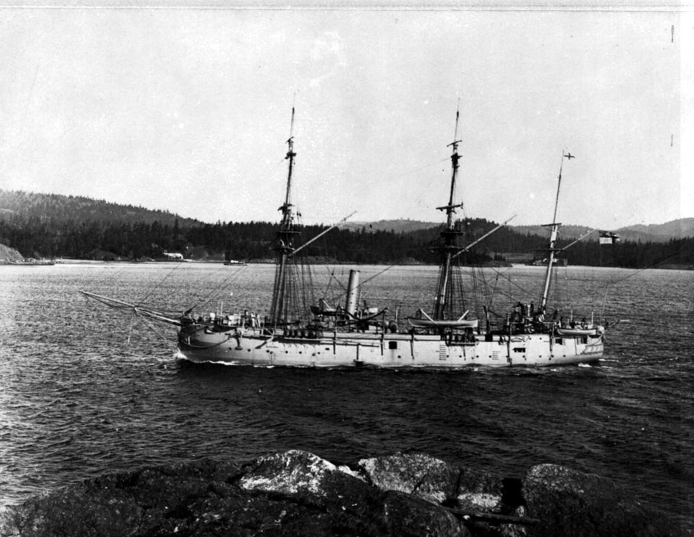 Już jako jednostka pomocnicze. Ten okręt służył najdłużej - wycofany został krótko przed I wojną.