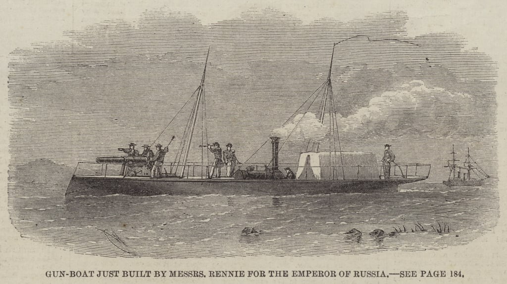 Edwin Weedon - Gun-Boat just built by Messers Rennie for the Emperor of Rus - (MeisterDrucke-305197).jpg