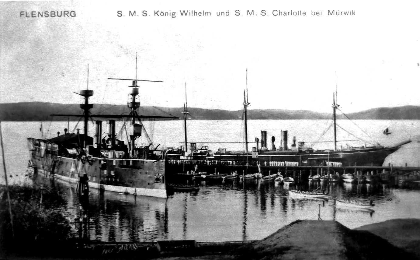 König Wilhelm + Charlotte bei Mürwik.jpg
