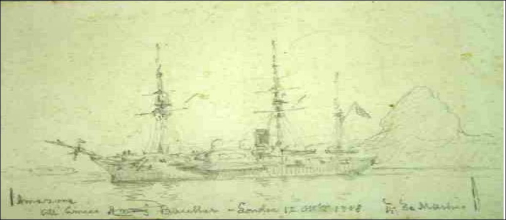 Eduardo de Martino. Fragata Amazonas.jpg