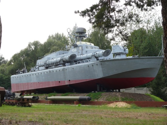 ORP &quot;Odważny&quot; /458/ w muzeum w Skarżysku-Kamiennej . ( foto znalezione w internecie )