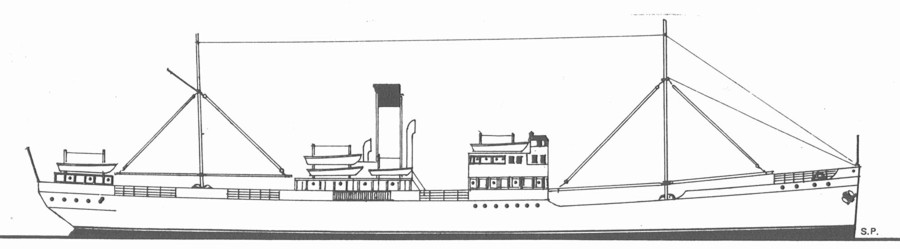 Źródło: Piaskowski S.M. &quot;Okręty Rzeczpospolitej polskiej 1920-1946. Album Planów&quot;, Wyd. Lampart, Warszawa 1996