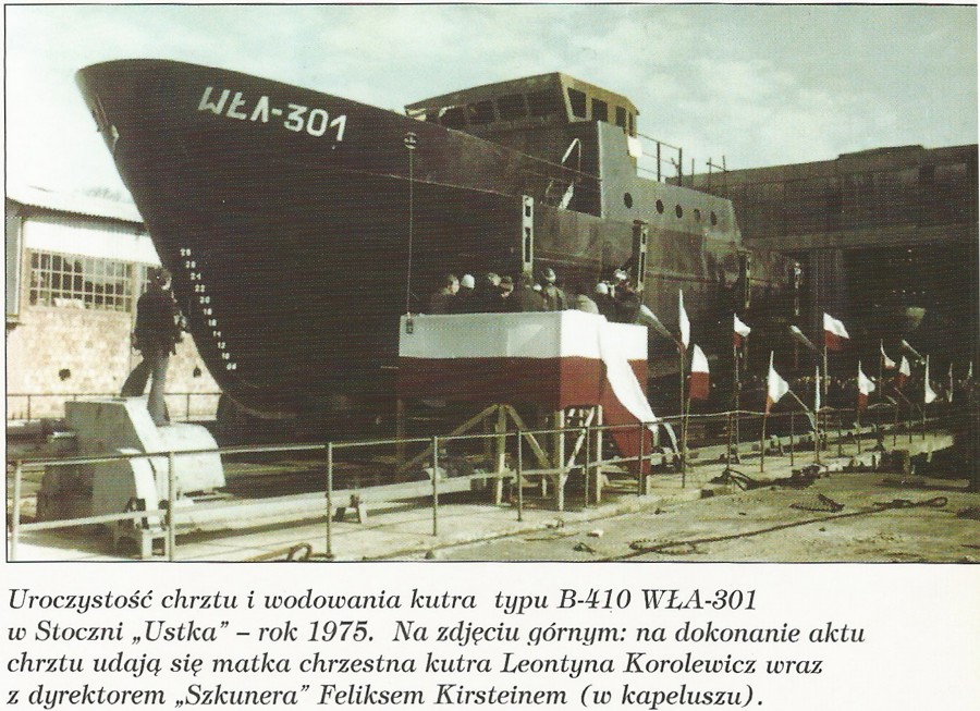 Źródło: Białkowski R., Gawlas H., Spigarski C. &quot;Szkuner - 50 lat&quot;, Fundacja Promocji Przemysłu Okrętowego i Gospodarki Morskiej,  Gdańsk 2005