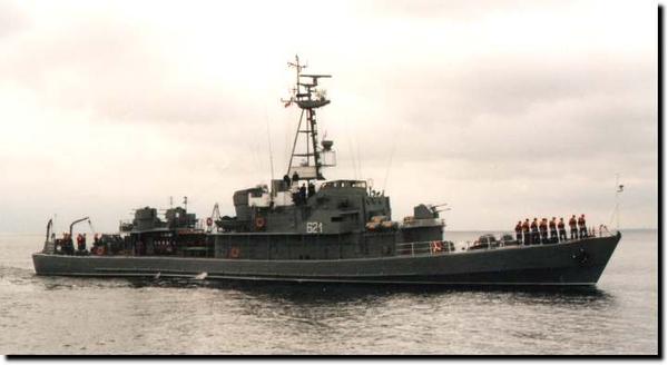 ORP &quot;Flaming&quot; - trałowiec . ( z archiwum 9 FOW )