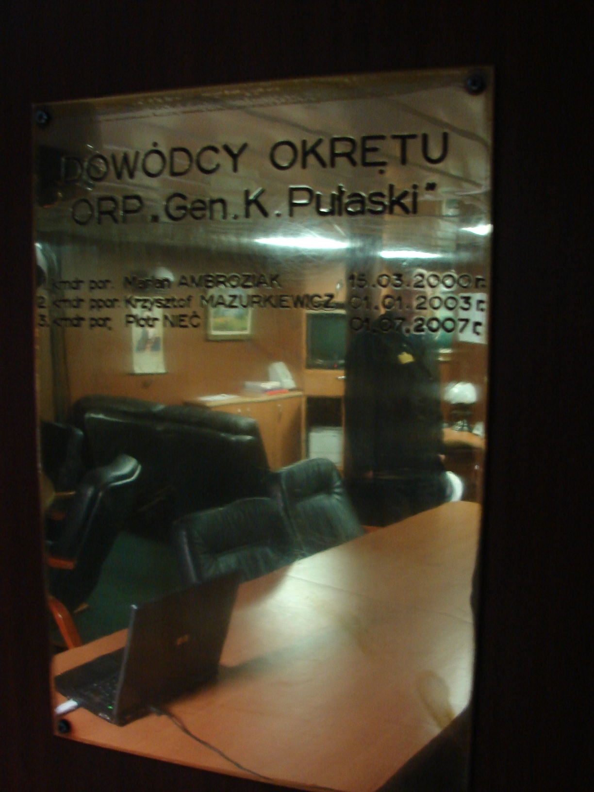 Tabliczka pamiątkowa .